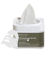 Mary&May packaging recycling container demonstrates eco-friendly design for sustainable skincare routines.