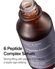 Mary&May serum pump-dispense demonstrating easy daily application.