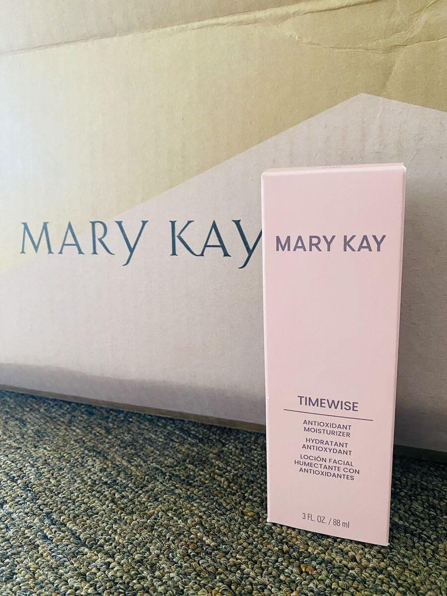 Mary Kay TimeWise moisturizer bottle demonstrates oil-control for combination to oily skin.