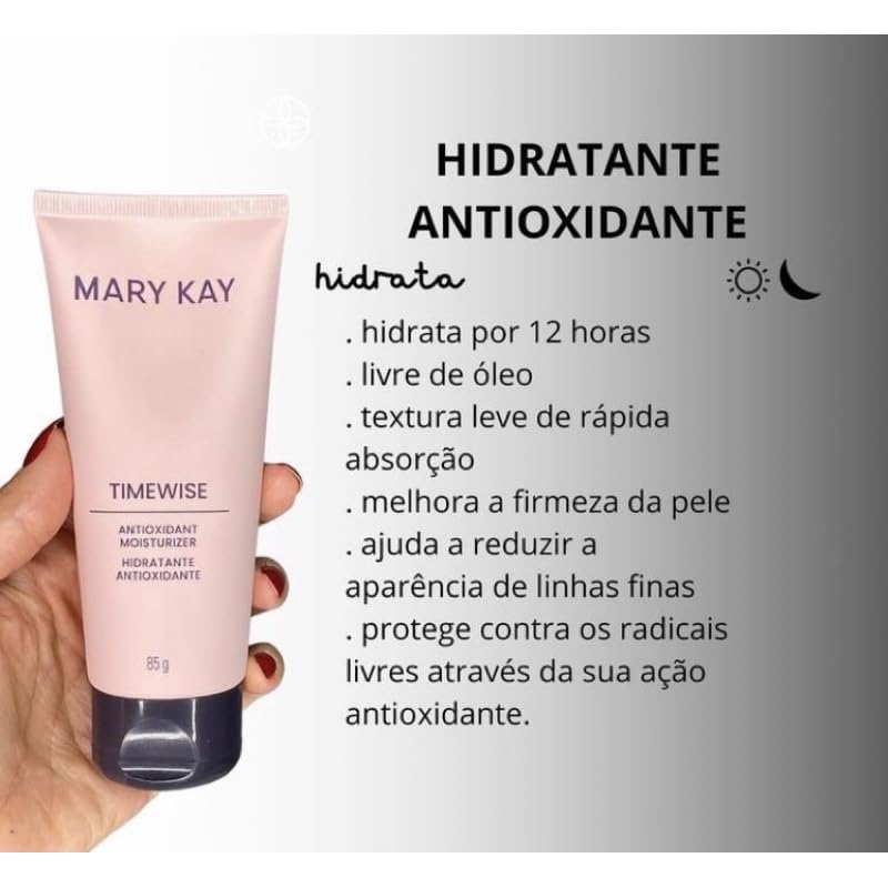 Mary Kay TimeWise moisturizer image highlights silky texture and matte appearance.