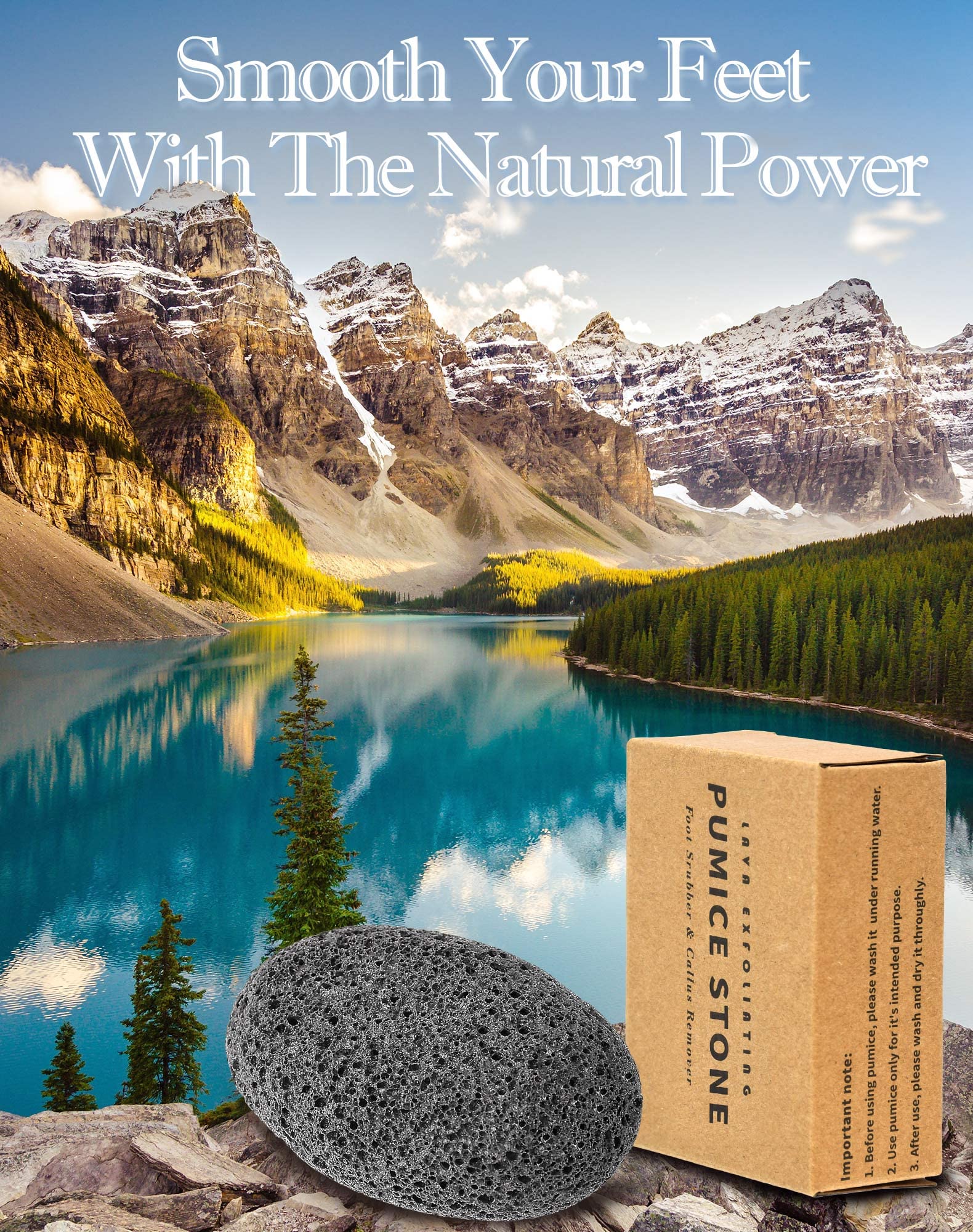 Maryton foot scrubber pumice stone demonstrates effective callus and dry skin removal.