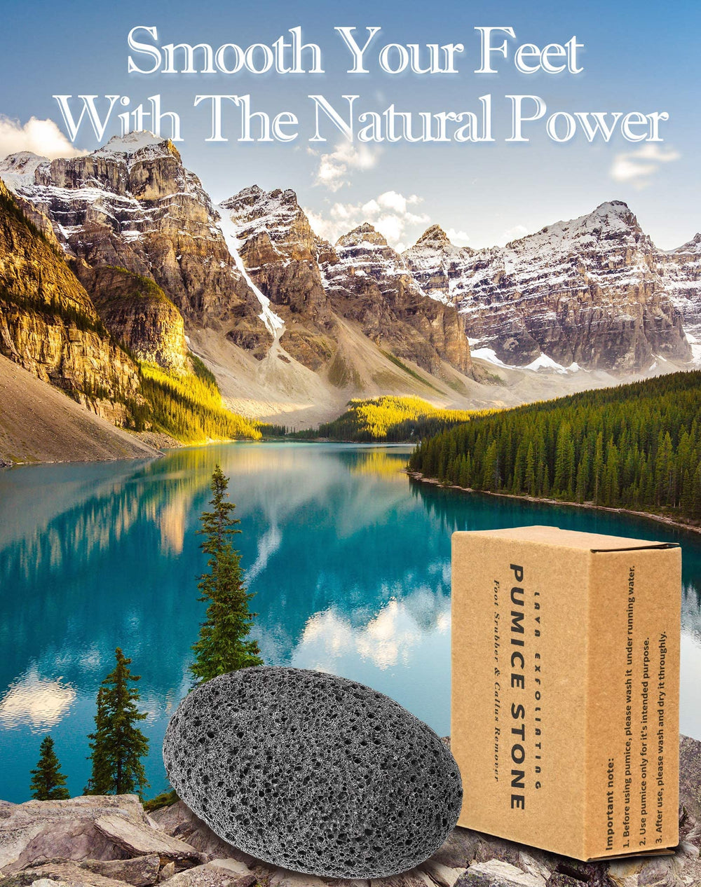 Maryton foot scrubber pumice stone demonstrates effective callus and dry skin removal.
