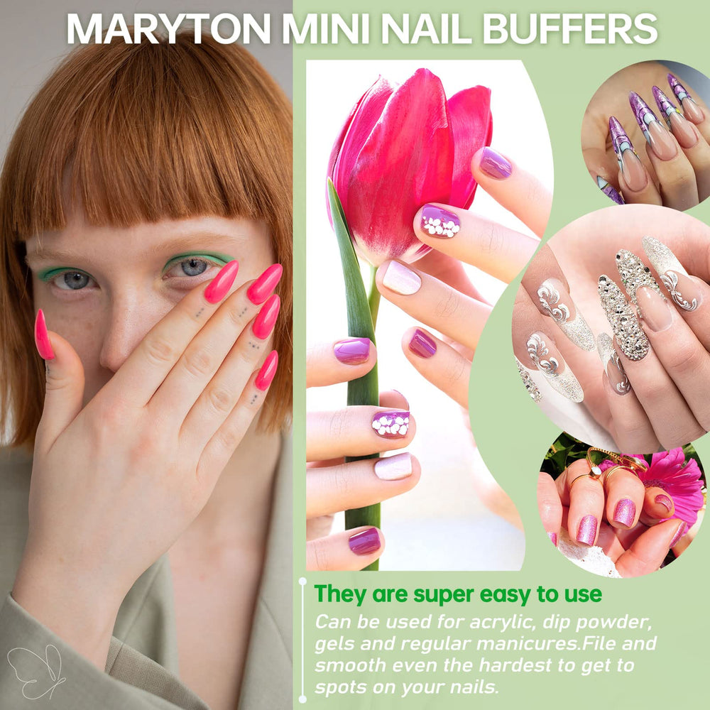 Maryton mini-nail-buffer-block salon-use designed for professionals