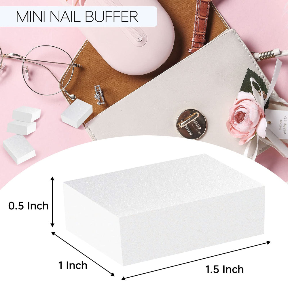 Maryton mini-nail-buffer-block smooth surface for better polish adhesion