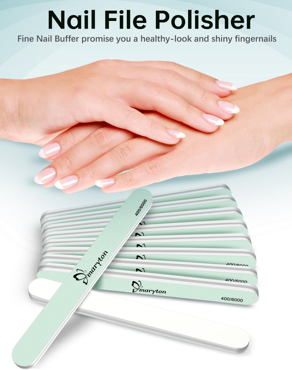 Maryton nail buffer kit is gift-ready for nail art lovers.