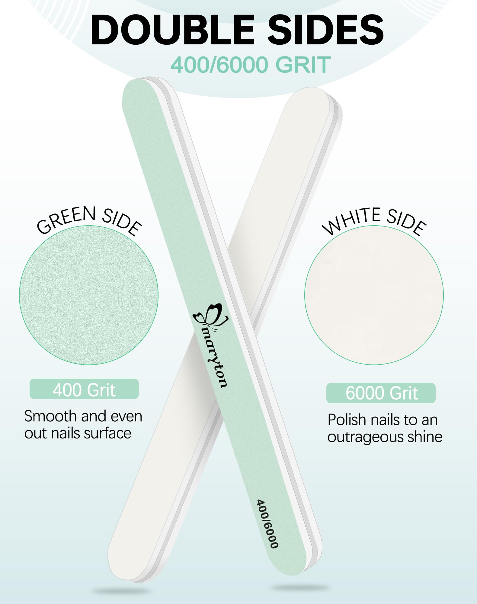 Maryton nail buffer kit durable design ensures long-lasting shine.