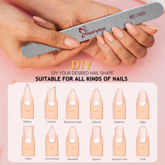Maryton washable emery boards simplify cleaning after manicures.