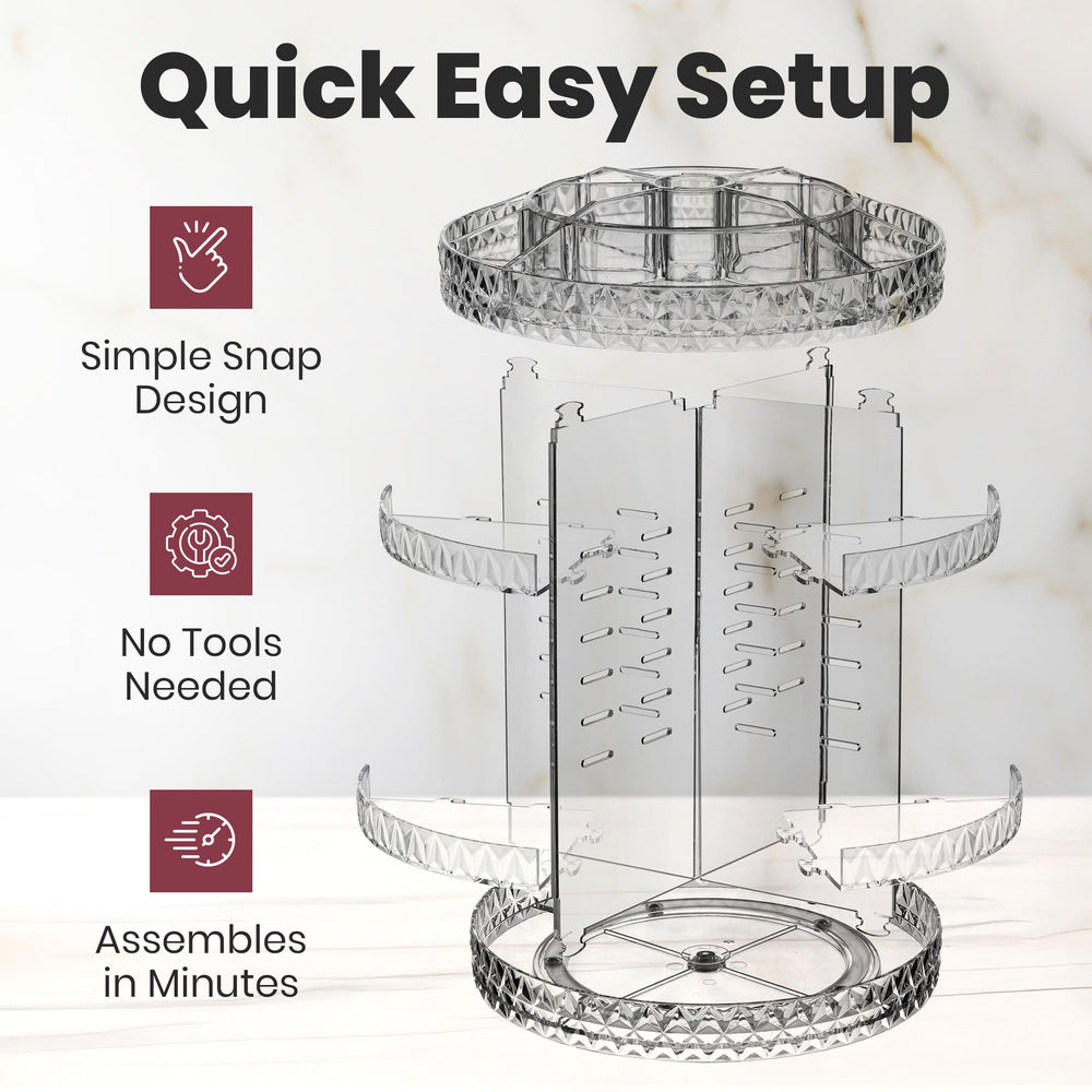 Masirs 360-degree rotation feature makes access effortless during daily routines