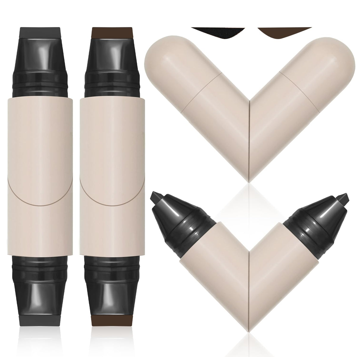 MASISDAOZ Eyeliner Stamp foldable design enables quick symmetric wings for everyday precision