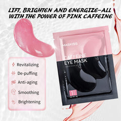 Maskiss under-eye patches applied under-eye area for refreshing look