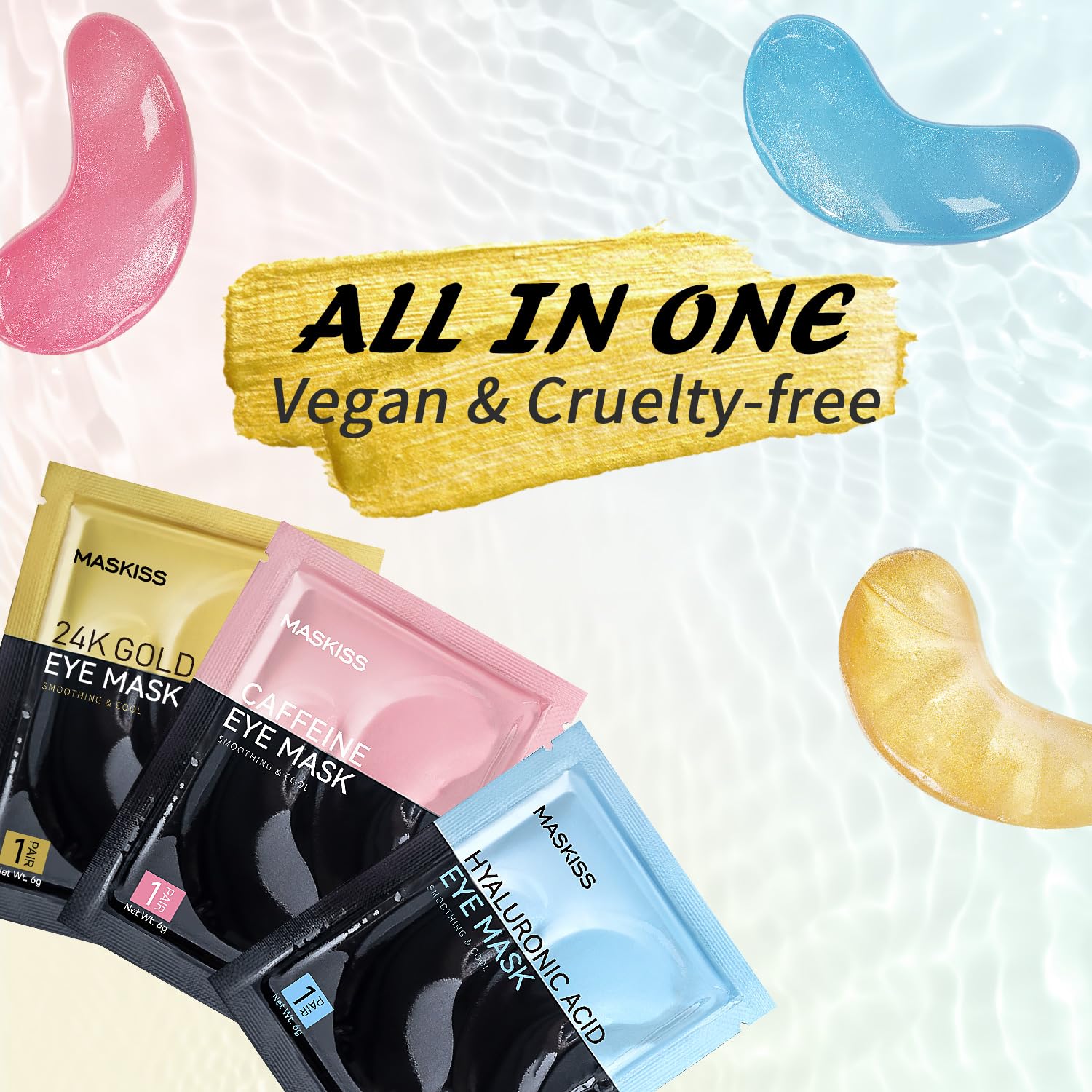 Maskiss individually wrapped sachets emphasize freshness for on-the-go skincare