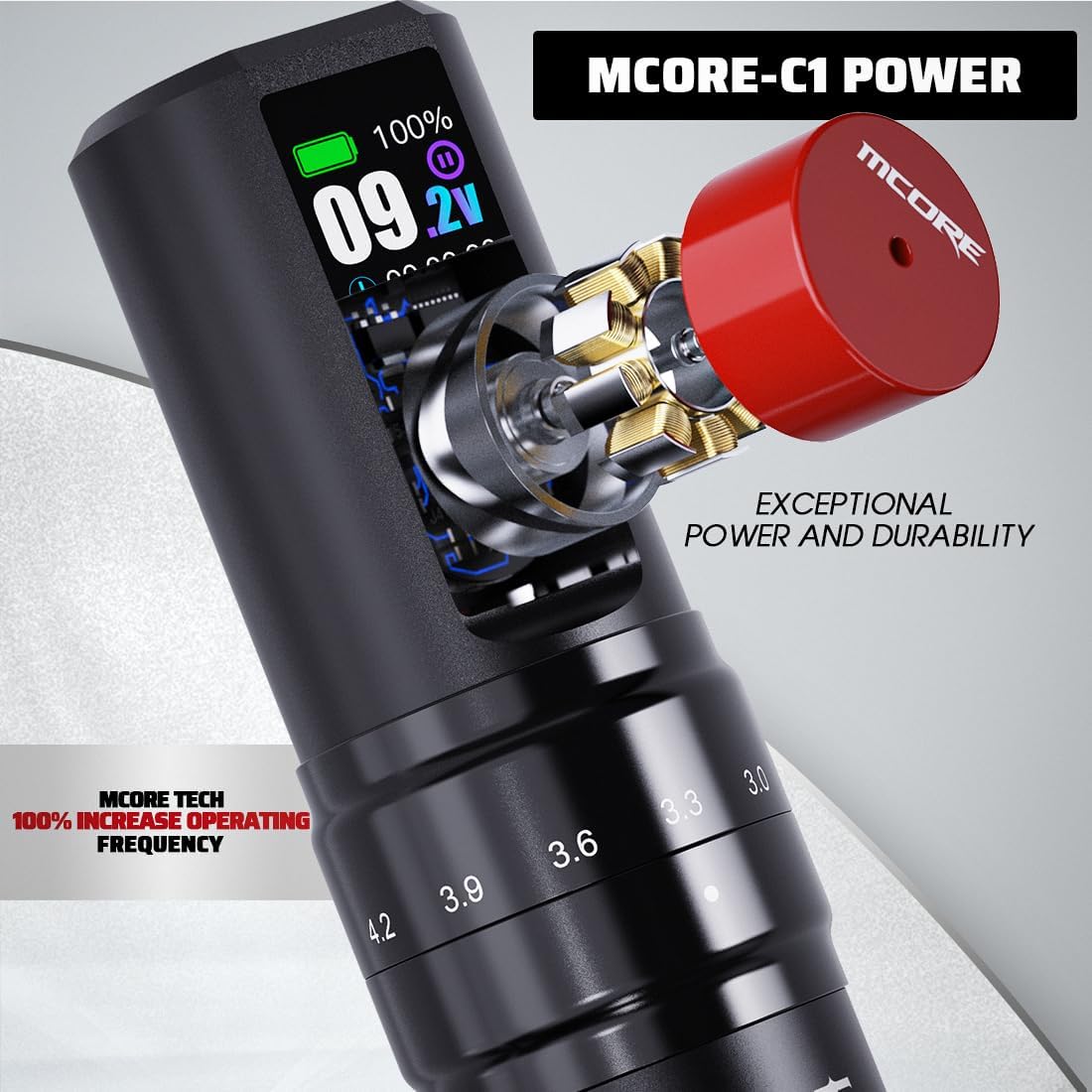 MAST TATTOO Fold2 Pro 7-stroke length detail supports soft shading and bold outlines.