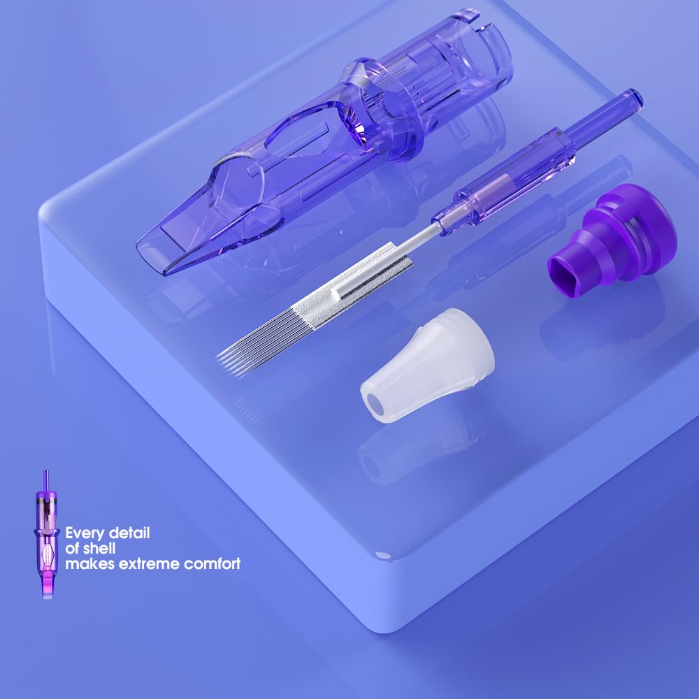 MAST TATTOO Disposable needle pack promotes hygienic workflow between clients.