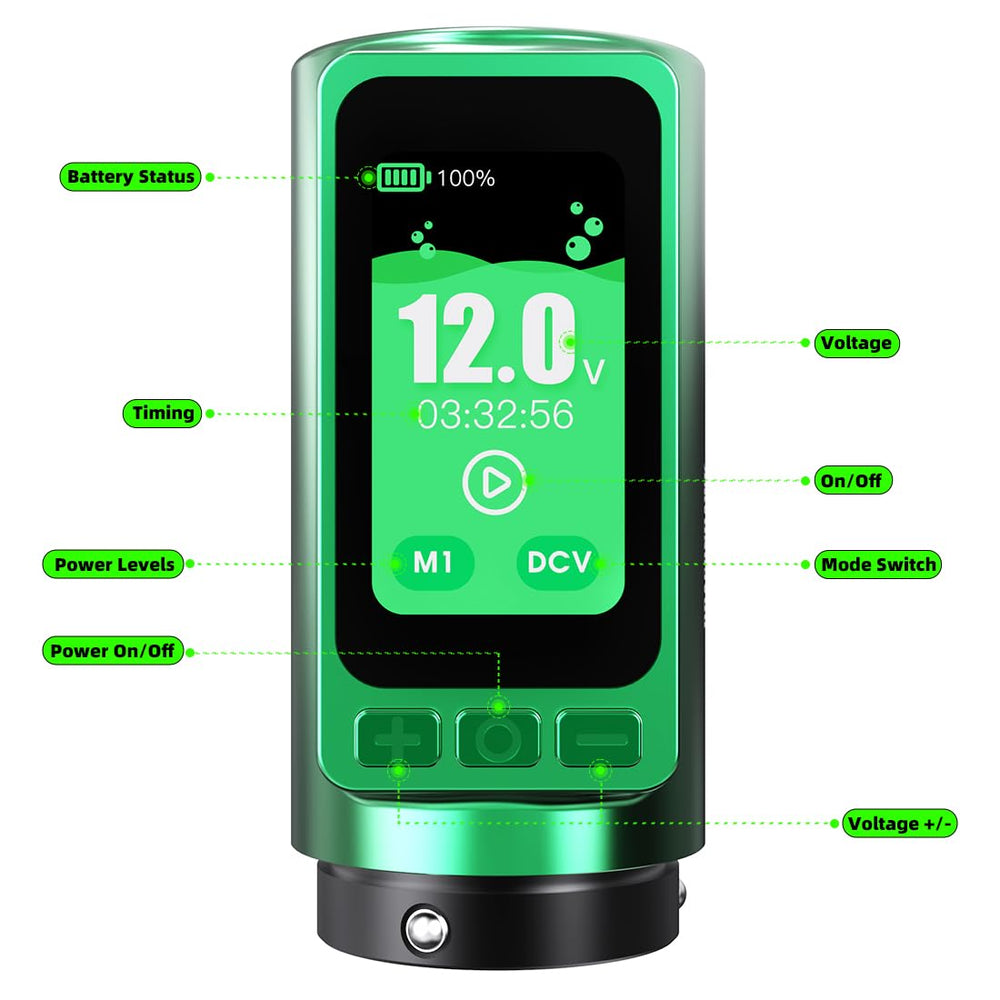 MAST TATTOO Ergonomic grip design for comfortable, steady handling.