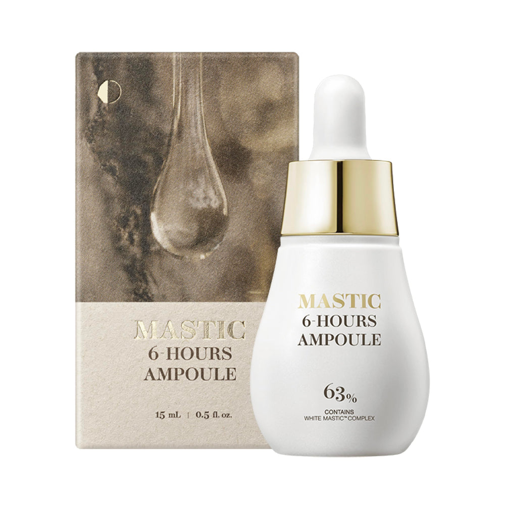 MASTINA Mastina Mastic Ampoule bottle with dropper for precise, even application.
