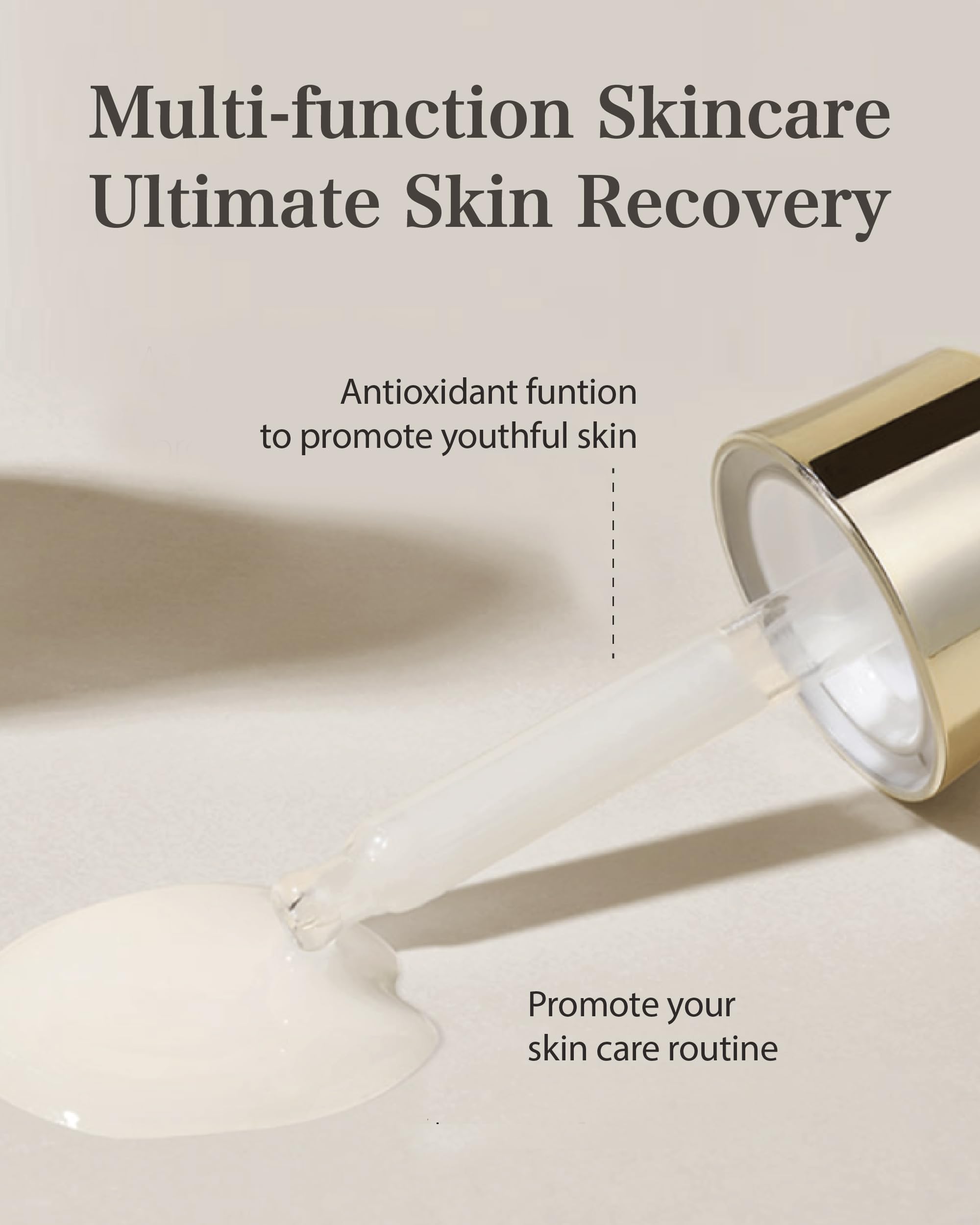 MASTINA Serum applied after cleansing during night routine for absorption.