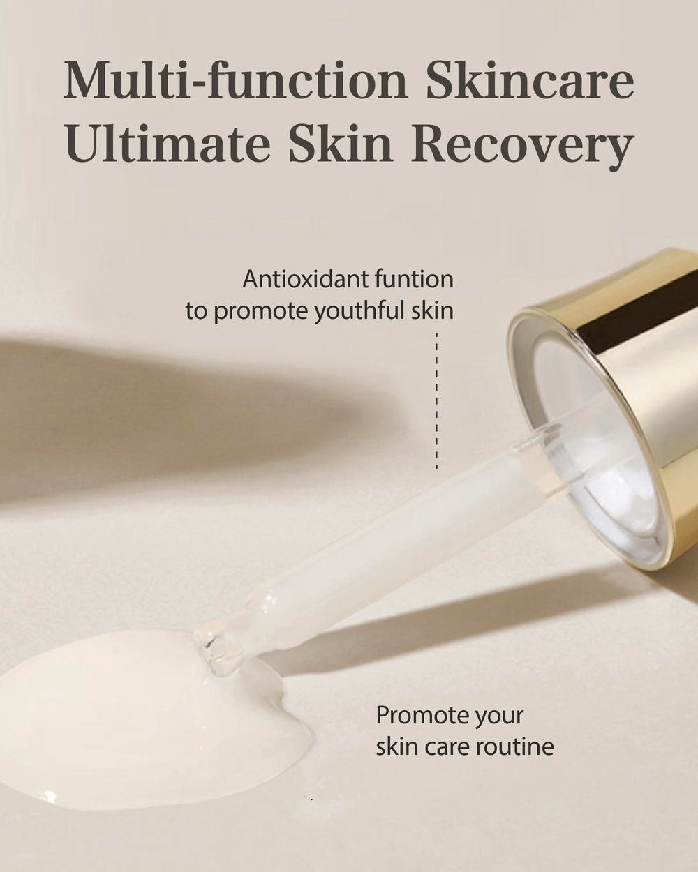 MASTINA Serum applied after cleansing during night routine for absorption.