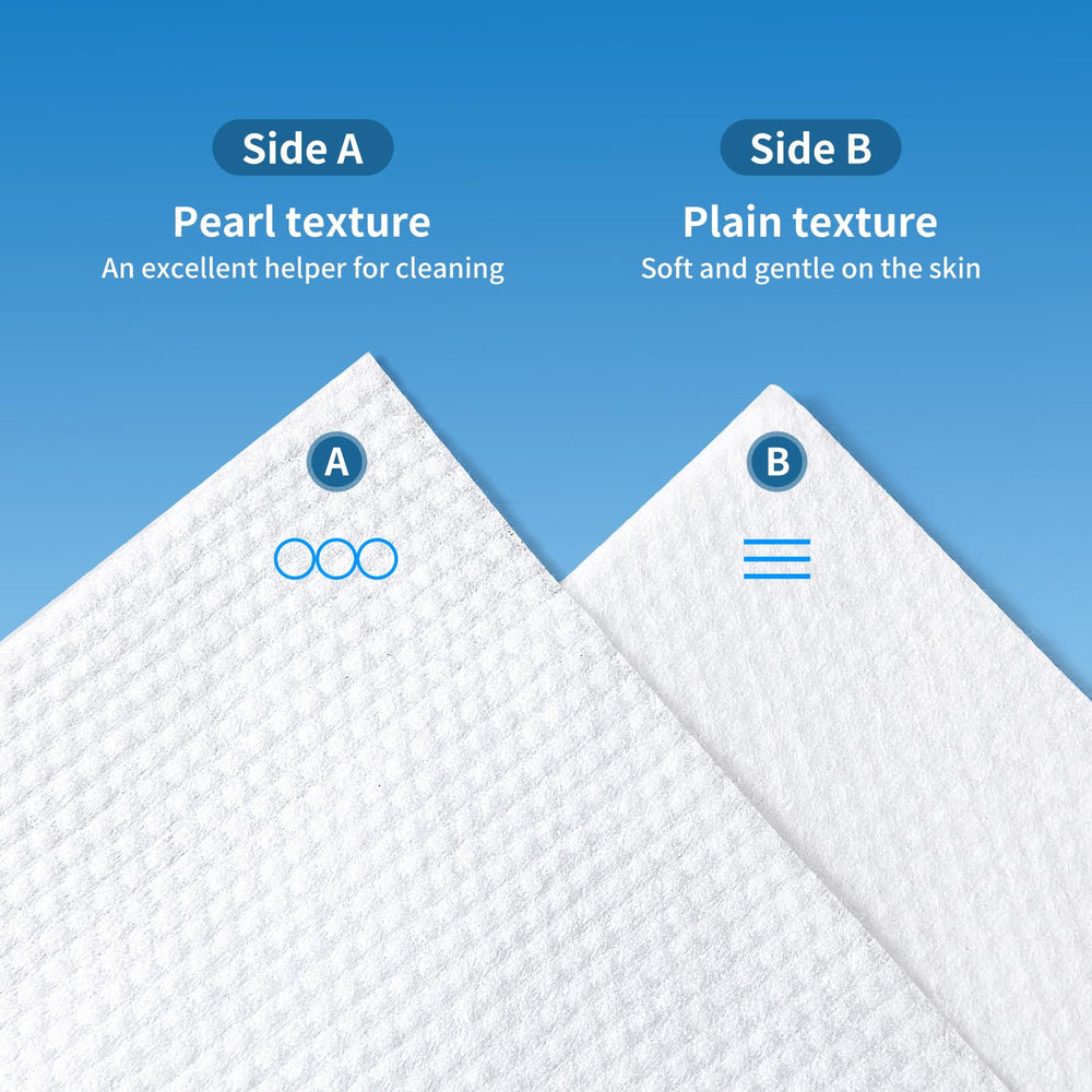 Matern'ella hanging dry wipes thick-soft material feels plush and highly absorbent during cleansing.