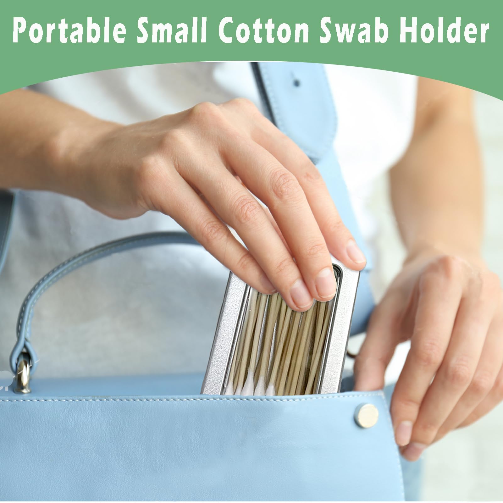 MatFirsmo cotton-swab-holder see-through-top offers quick content visibility.