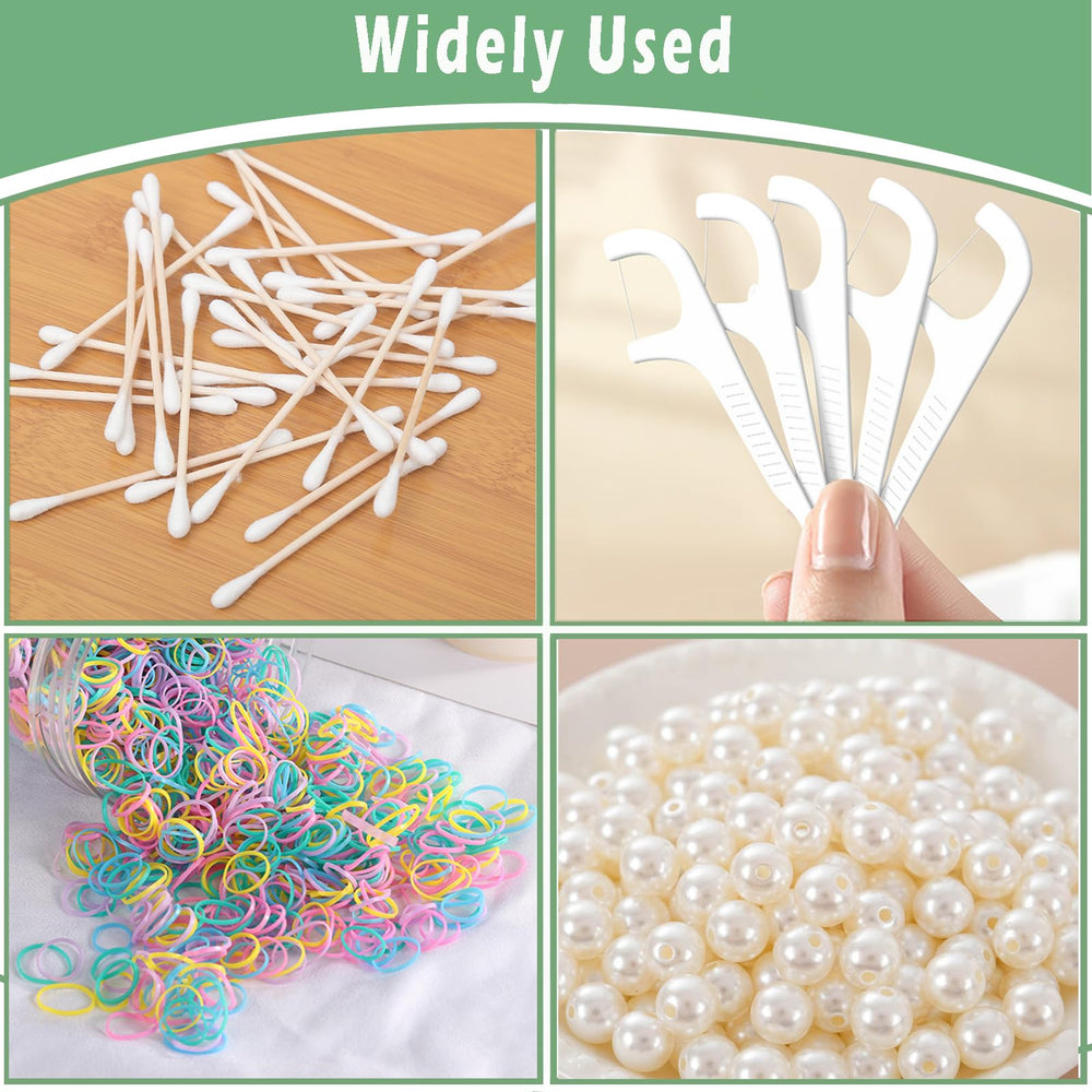 MatFirsmo multiuse-cotton-bud-storage-case stores swabs, hair ties, and small items.
