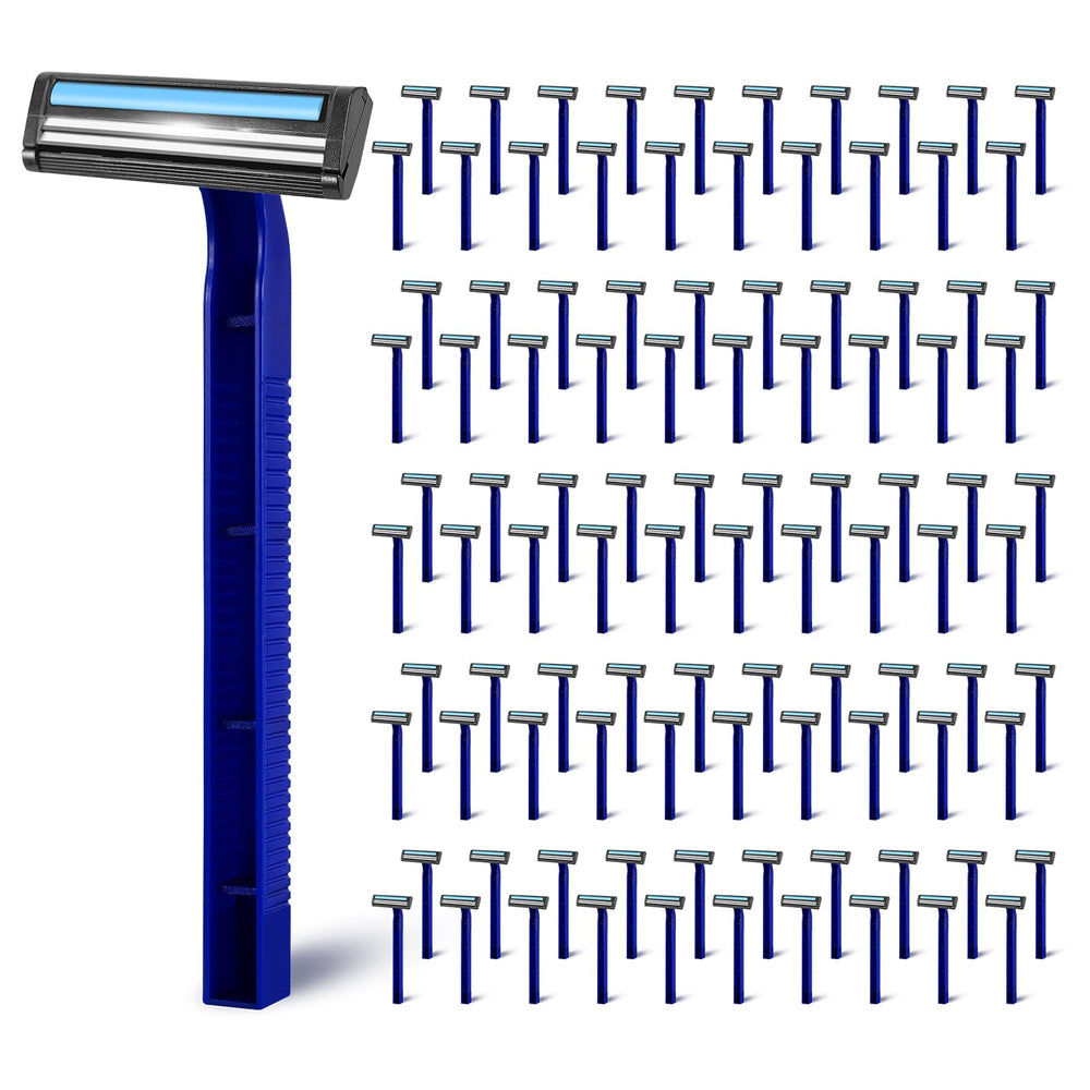 MATGICOL dual-blade razor close-up shows smooth shaving potential.