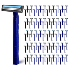 MATGICOL dual-blade razor close-up shows smooth shaving potential.