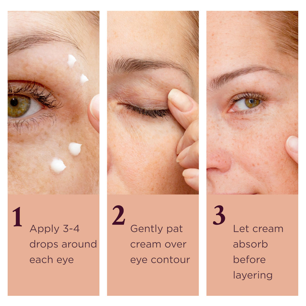 MATKAS Hyaluronic acid hydration under-eye application for refreshed look