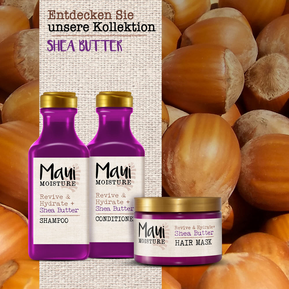 Maui Moisture hair after use feels soft, shiny, and healthy.
