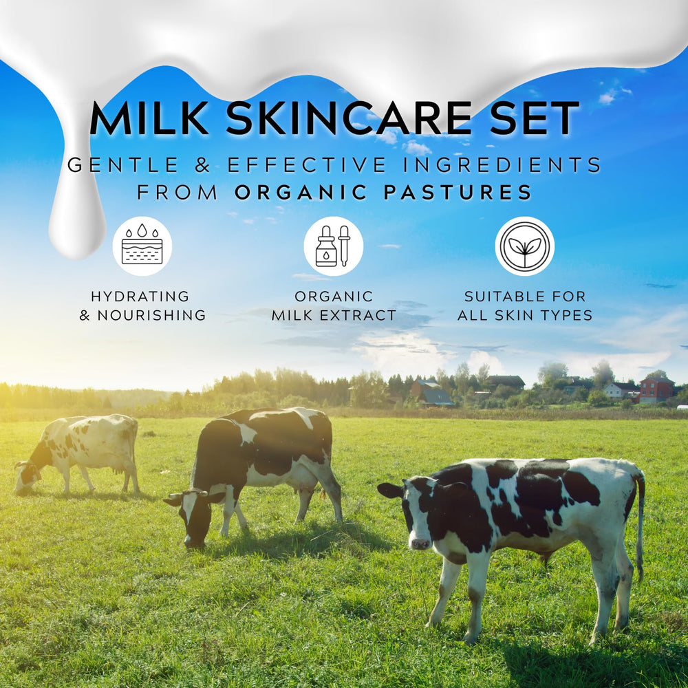 Mauiluxy Milk Toner bottle to balance oil and refresh skin.