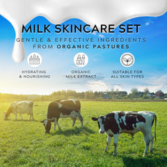 Mauiluxy Milk Toner bottle to balance oil and refresh skin.
