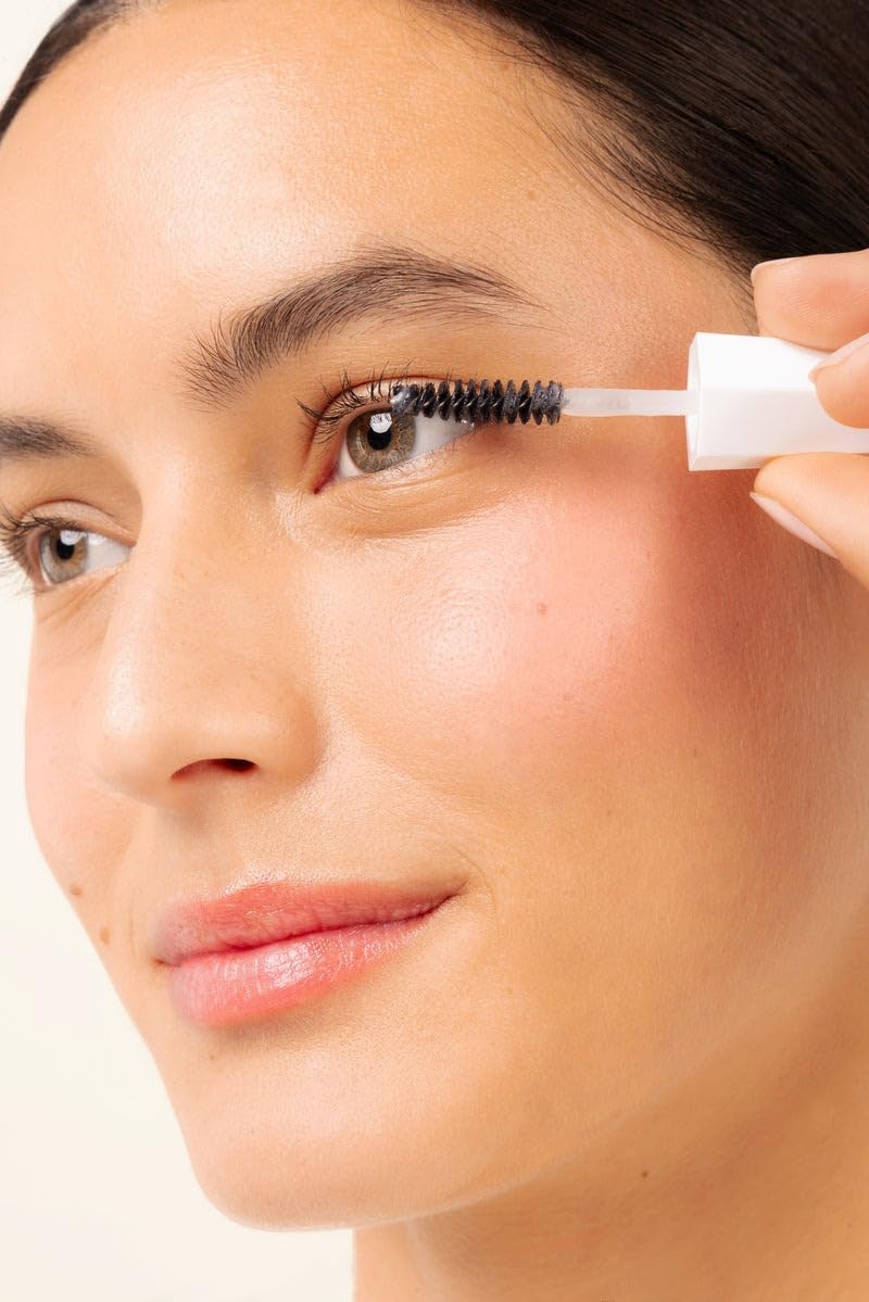 Mavala Double-Lash application process with clean lashes before bed