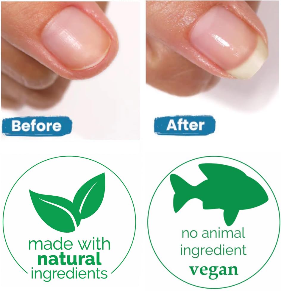 MAVALA Scientifique K+ nails being treated center-to-tip ensures even coverage and reinforcement