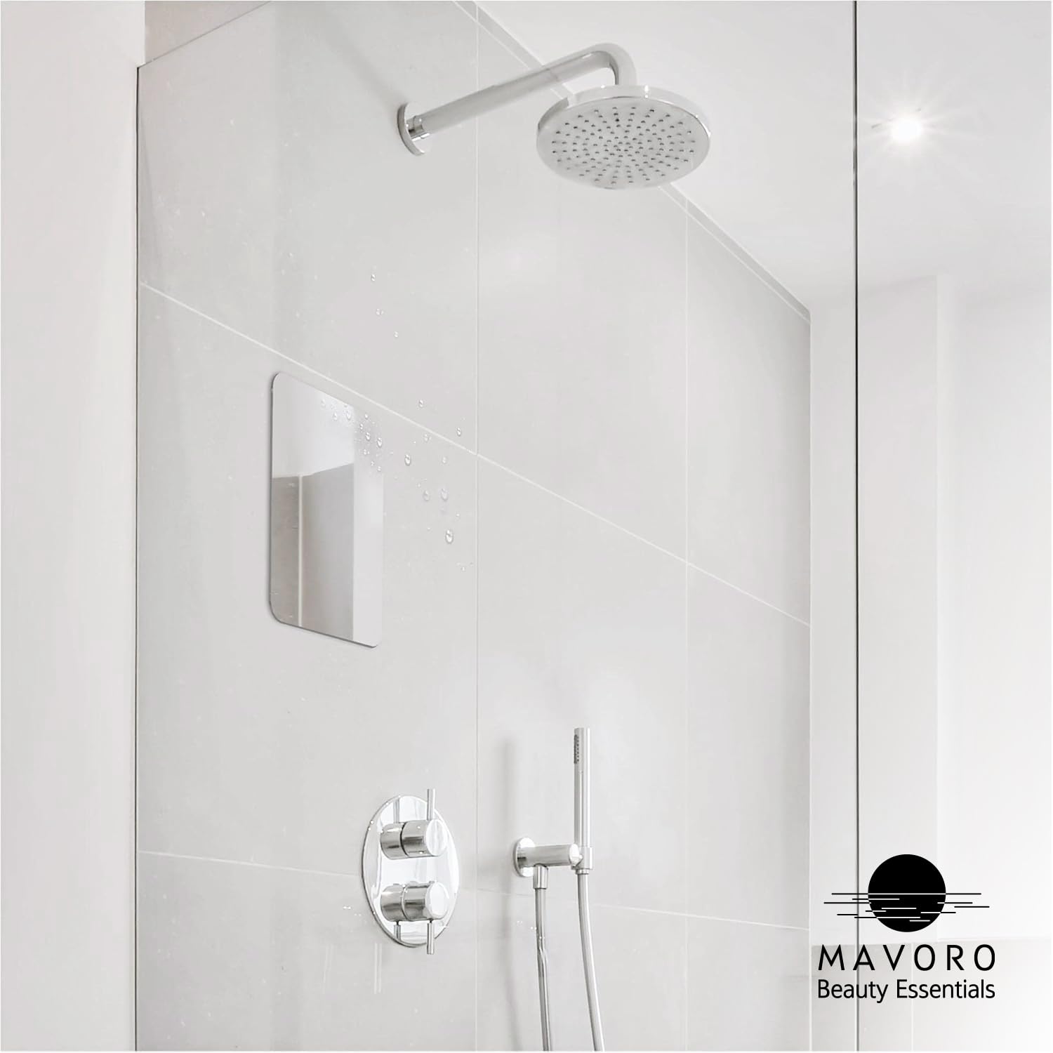 Mavoro 7x9 two-pack shaving mirrors for versatile home setup