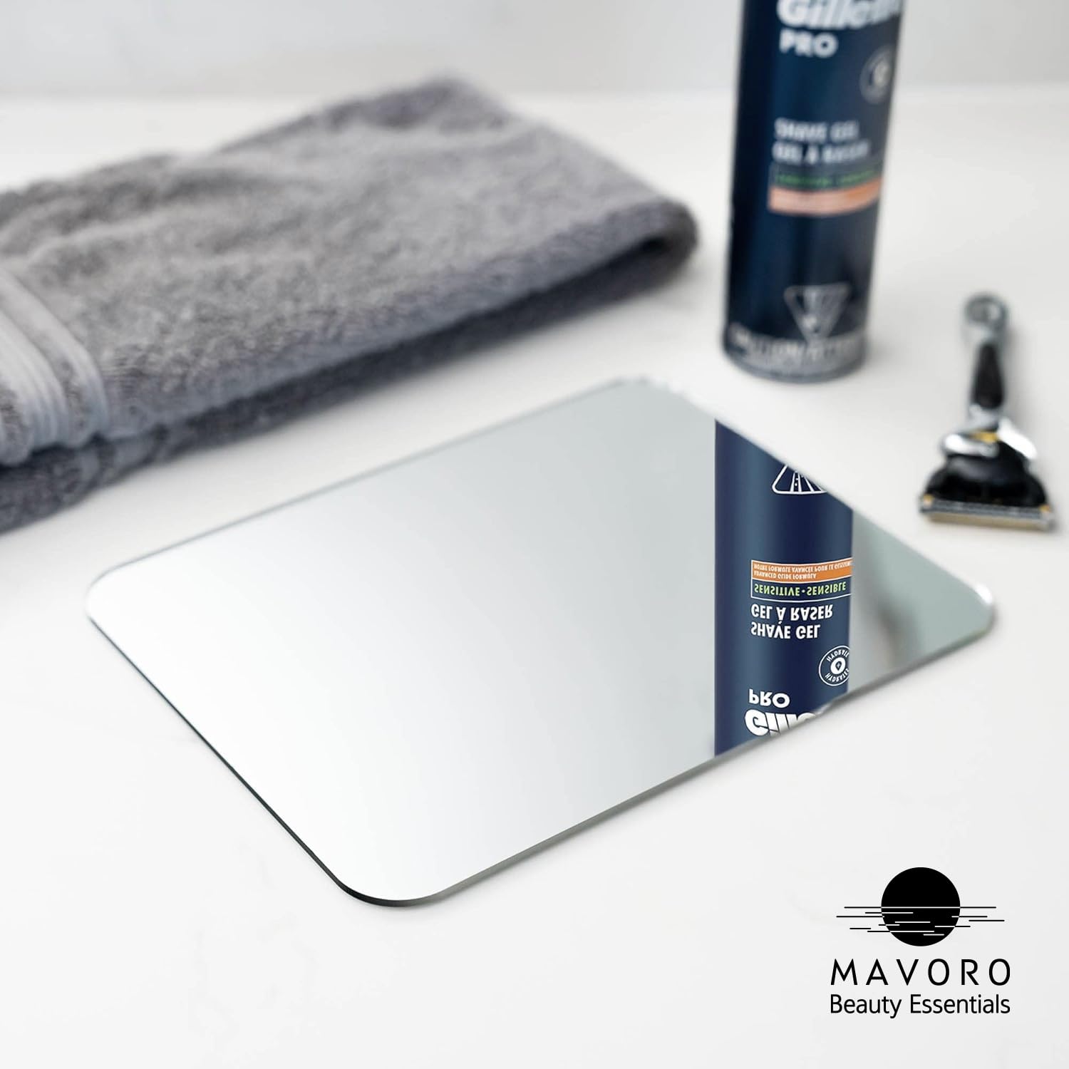 Mavoro acrylic nonbreakable mirror provides safe, distortion-free reflection