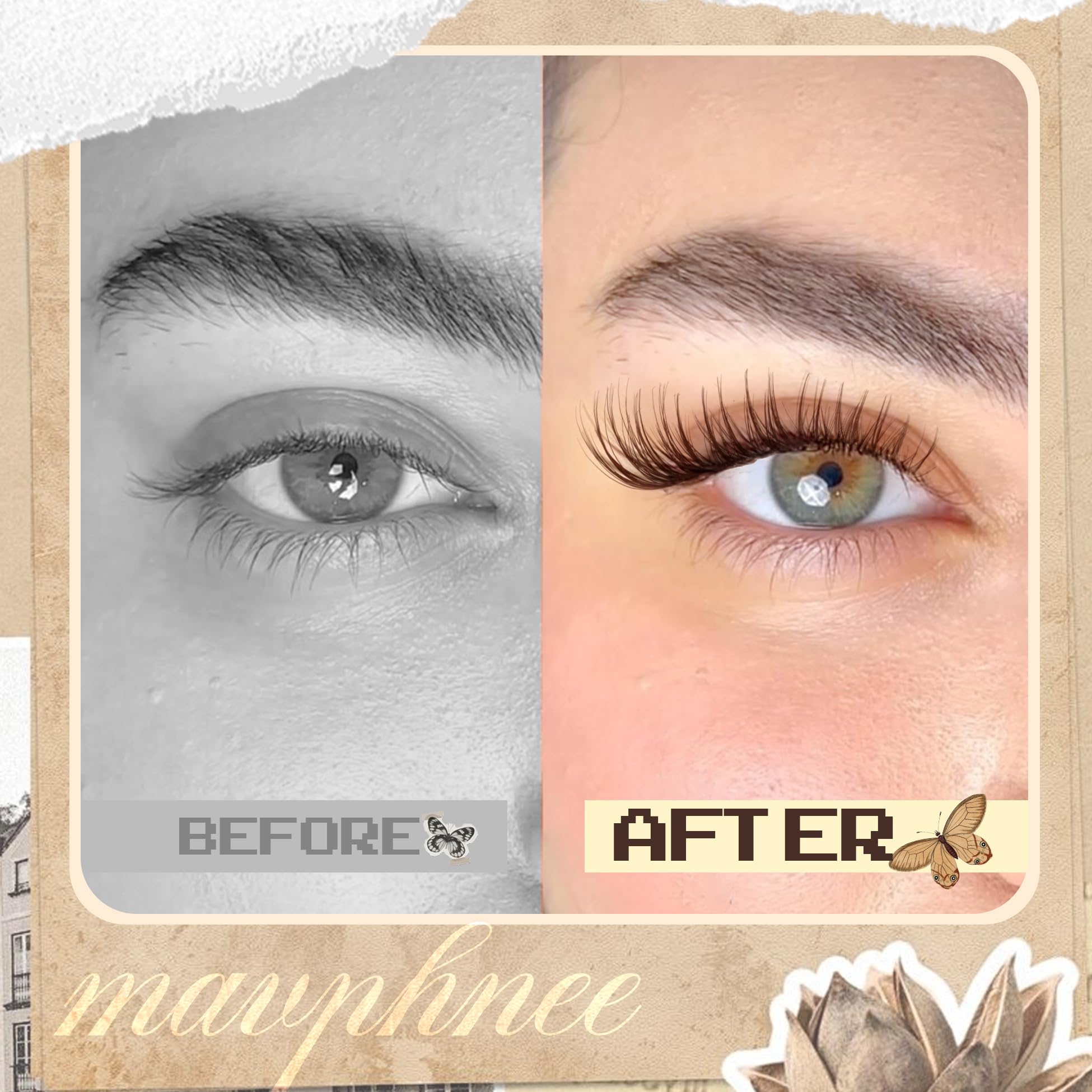 Mavphnee 126-piece lash pack ready for travel and touch-ups.