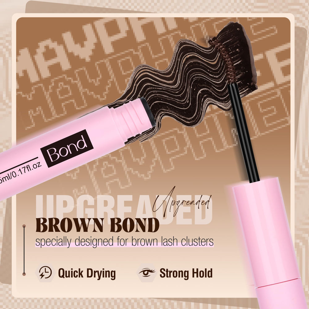 Mavphnee brown-lash clusters soft-band design promises lightweight, comfortable wear