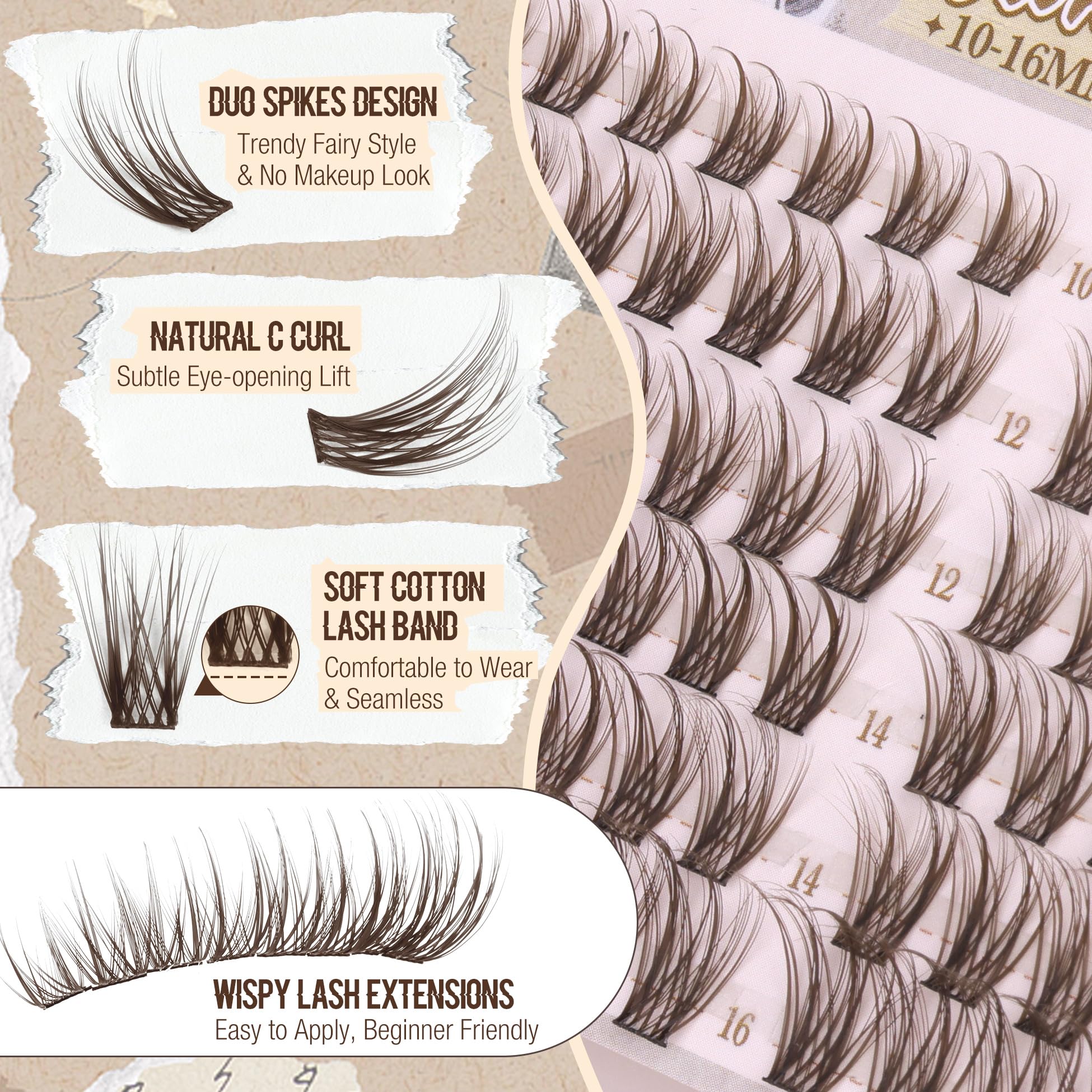 Mavphnee wispy design offering natural, feathery volume.
