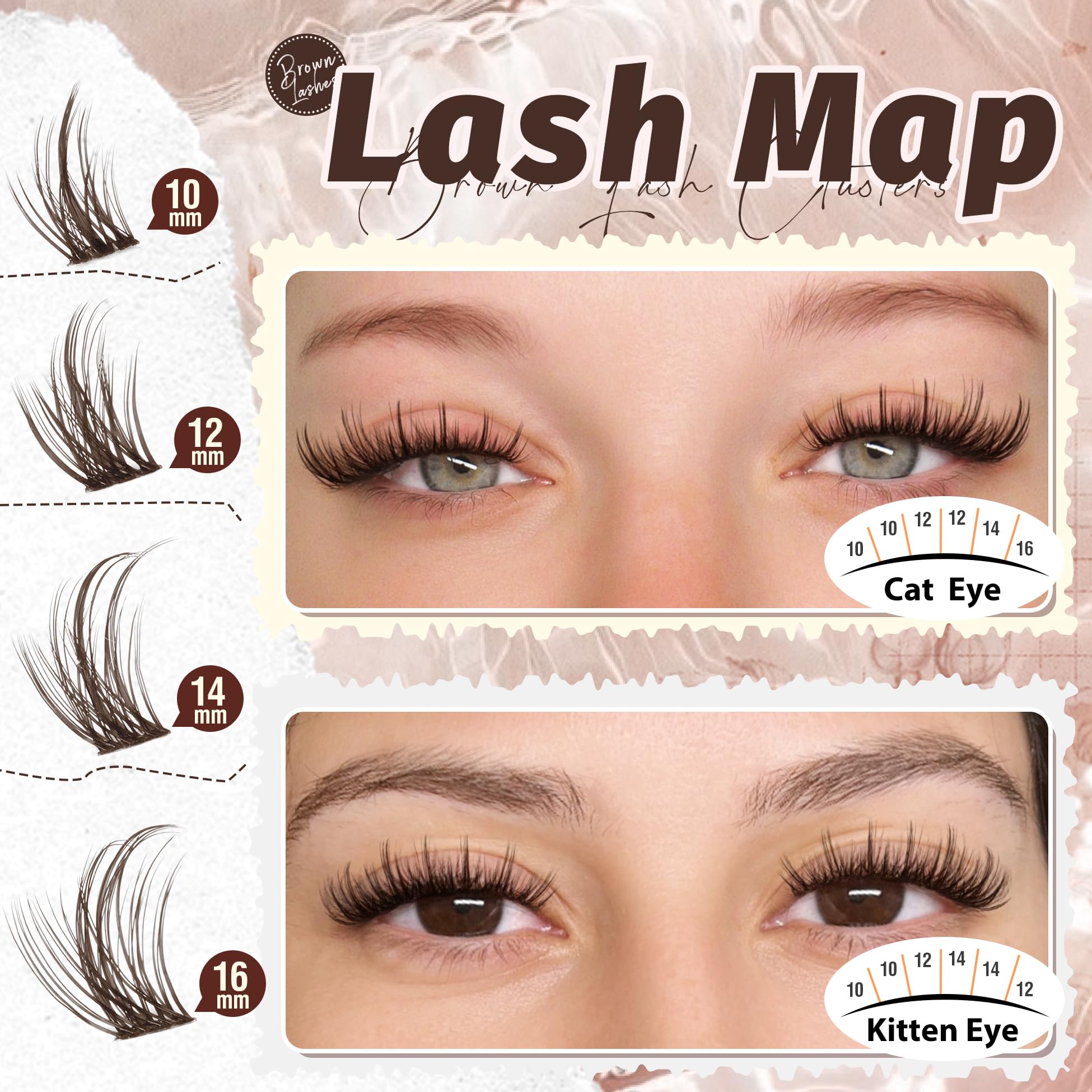 Mavphnee Brown Lash Reusable Salon-Quality lashes offer multiple wears.