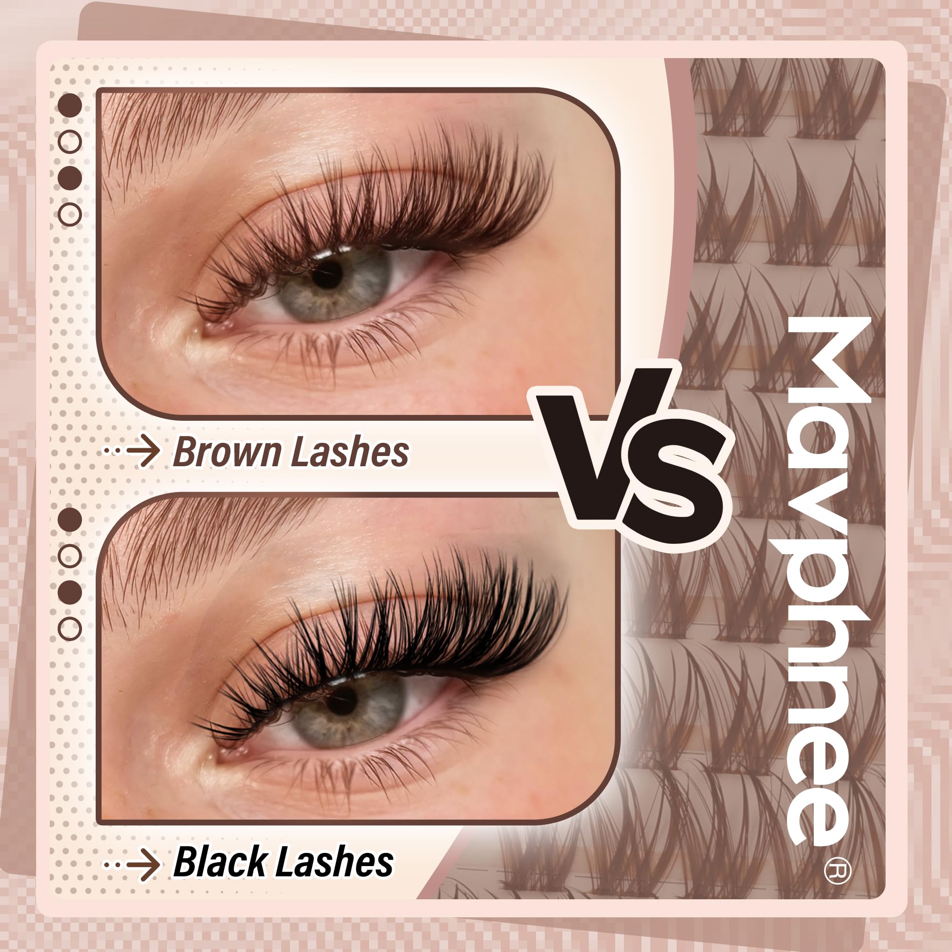 Mavphnee reusable silk clusters offer salon-quality look for 15+ wears.