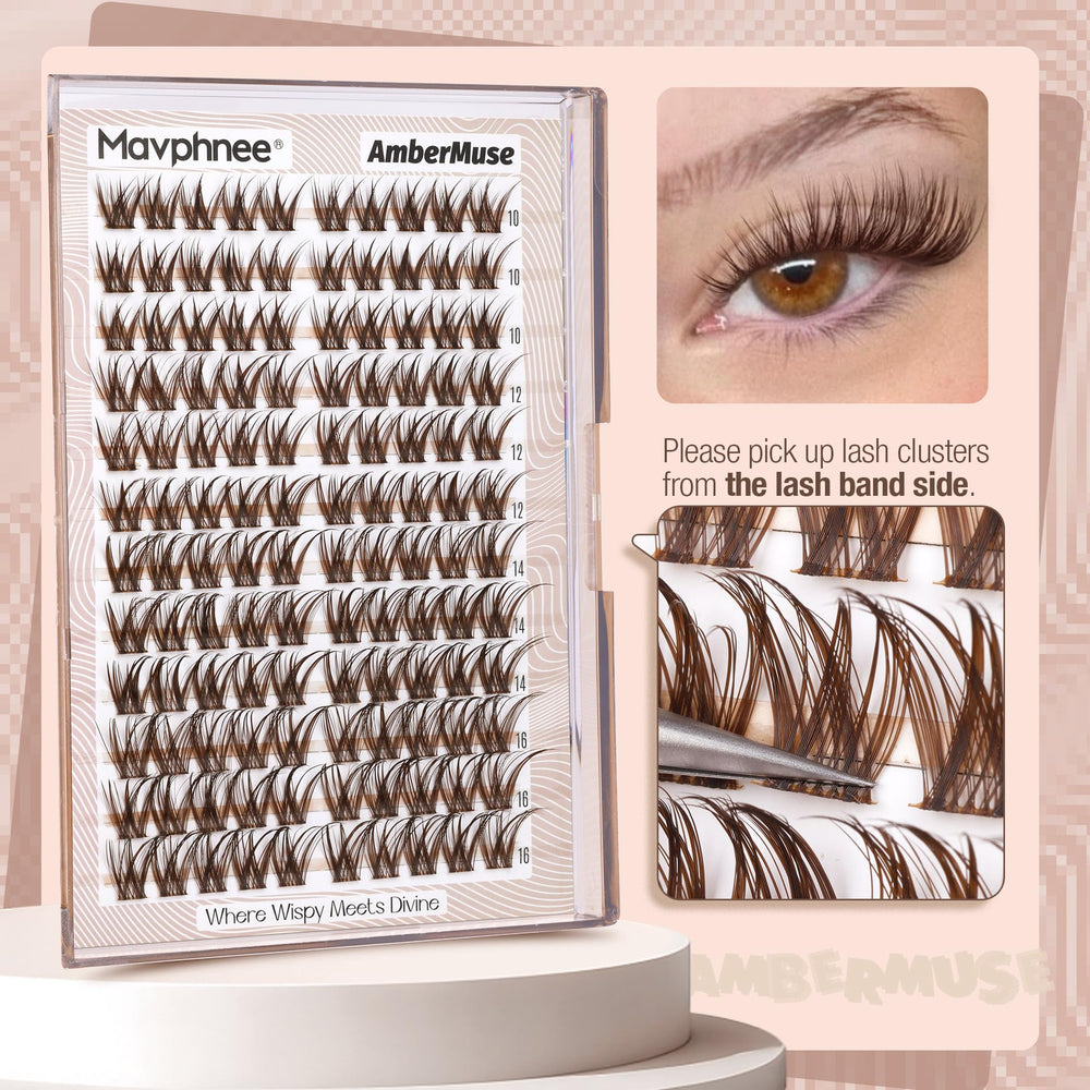 Mavphnee lightweight clusters feel featherlight on lids for comfortable all-day wear.