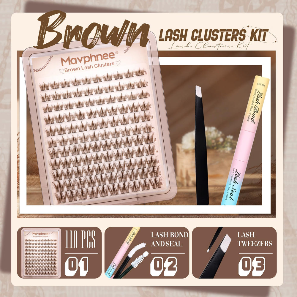 Mavphnee clear lash bond and seal demonstrates transparent hold with no white residue