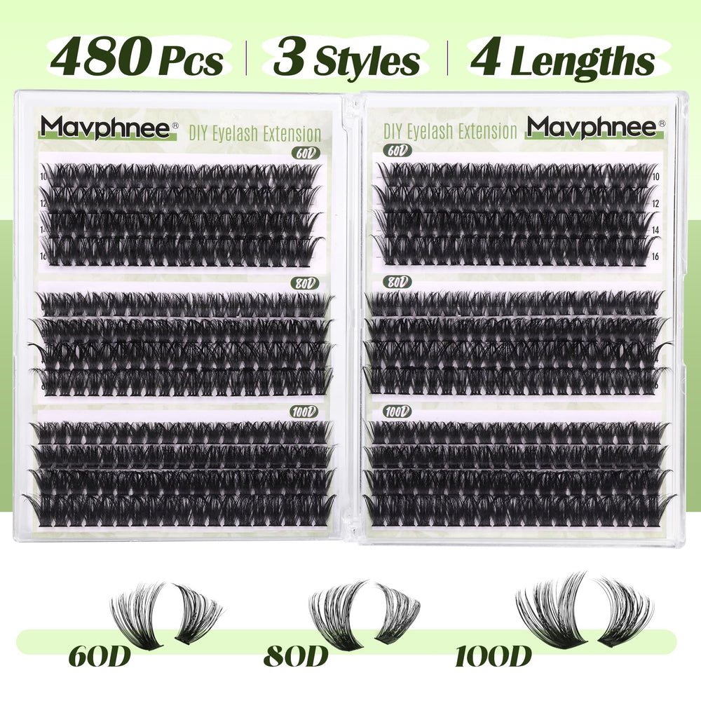 Mavphnee D-Curly Cluster Density closeup highlights 60D-100D variants for customizable volume