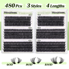 Mavphnee D-Curly Cluster Density closeup highlights 60D-100D variants for customizable volume