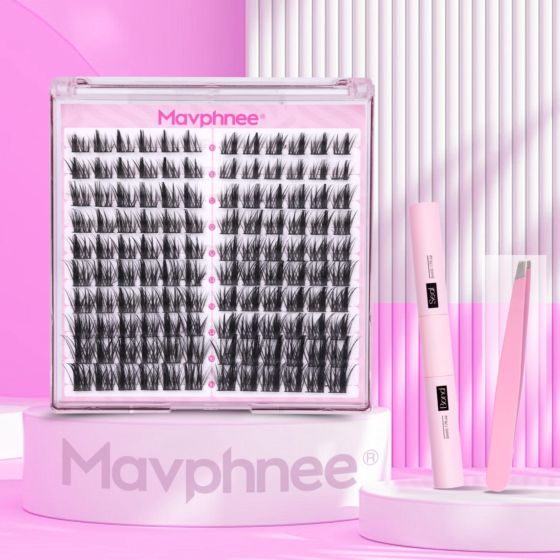Mavphnee day-to-night lash look suits any mood or occasion.