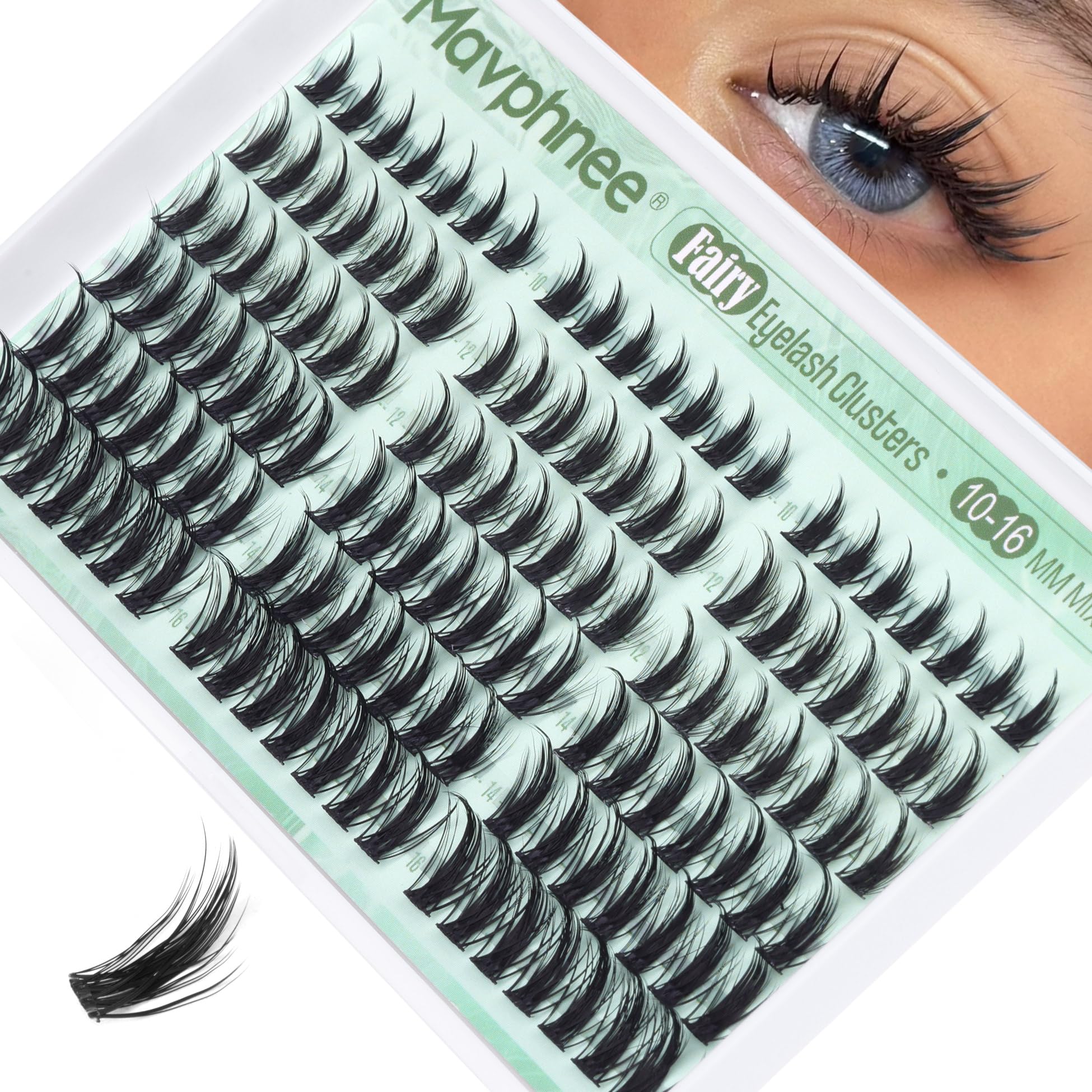 Mavphnee Fairy Lash Clusters reusable design supports multiple wears.