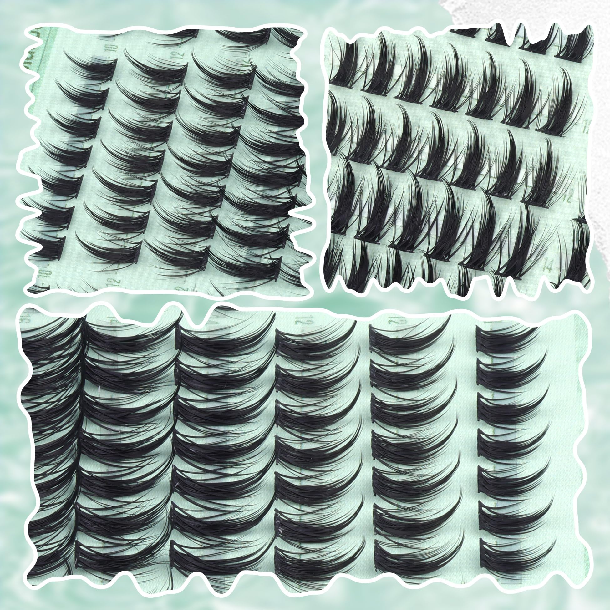 Mavphnee Fairy Lash Clusters doll-eye look for soft, round eye charm.