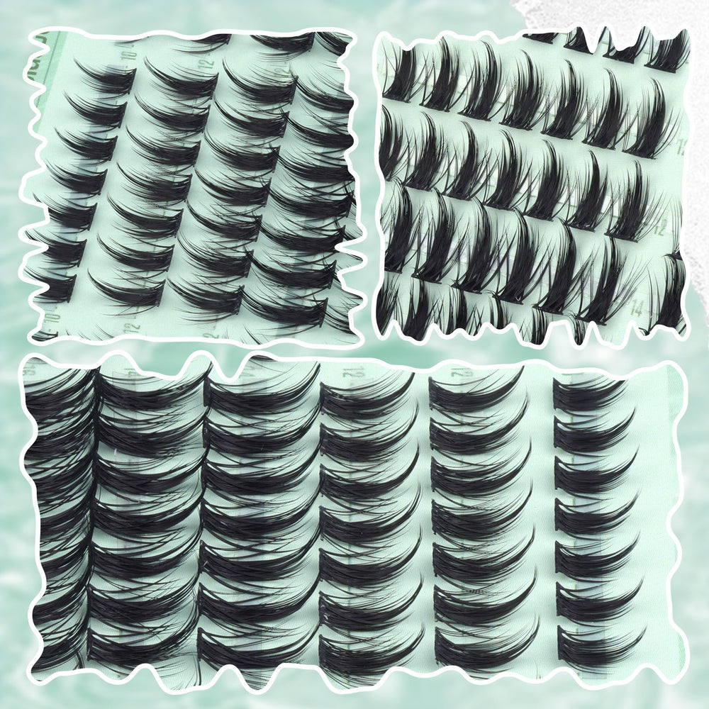 Mavphnee Fairy Lash Clusters doll-eye look for soft, round eye charm.
