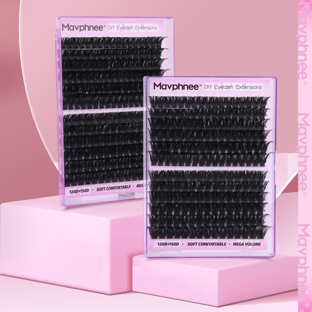 Mavphnee Soft reusable lash clusters designed for comfortable wear.