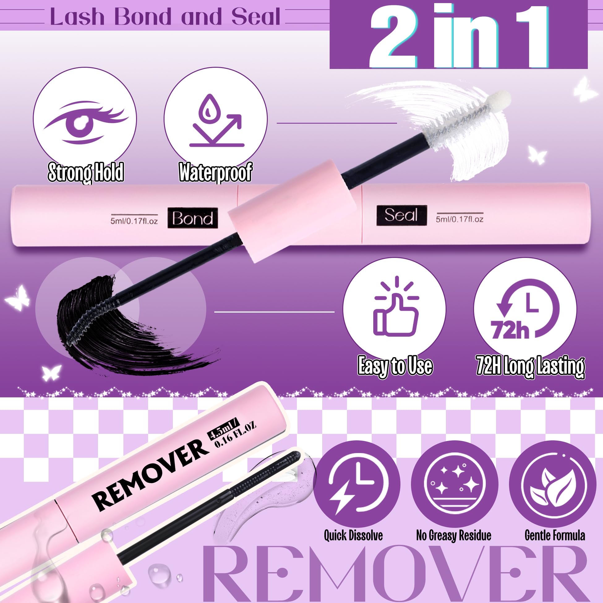 Mavphnee gentle lash remover protects natural lashes during cleanup
