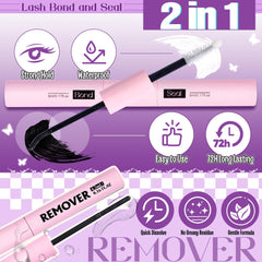 Mavphnee gentle lash remover protects natural lashes during cleanup